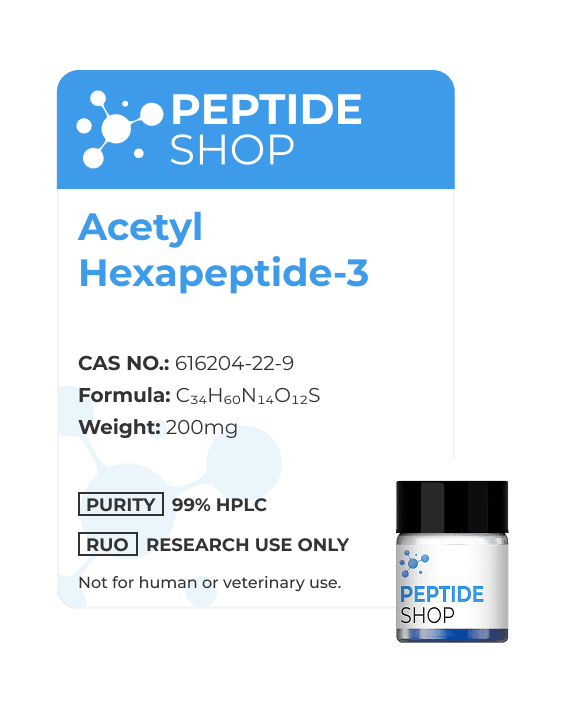 Acetyl Hexapeptide-3 Cosmetic Peptide